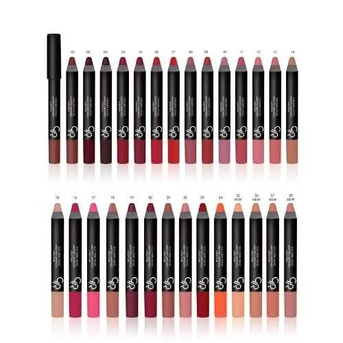 Matte lipstick Crayon Golden Rose Κραγιόν Μολύβι