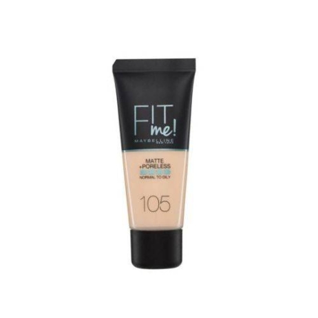 Maybelline Fit Me Make up Matte and Poreless Foundation 30ml No 105 Natural Ivory