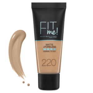 Maybelline Fit Me make up Matte and Poreless foundation 220