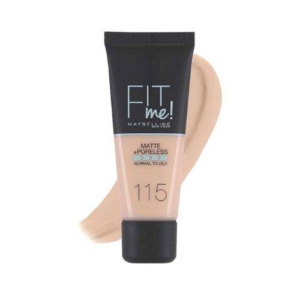 Maybelline Fit Me make up Matte and Poreless foundation 30ml No 115 Ivory