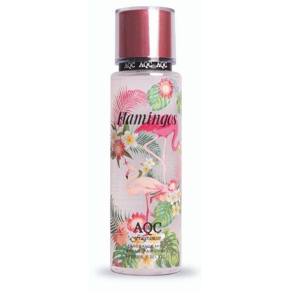 AQC fragrances Body Mist 236ml Spray Flamingos