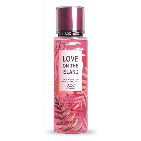 AQC fragrances Body Mist 236ml Spray Love On the Island