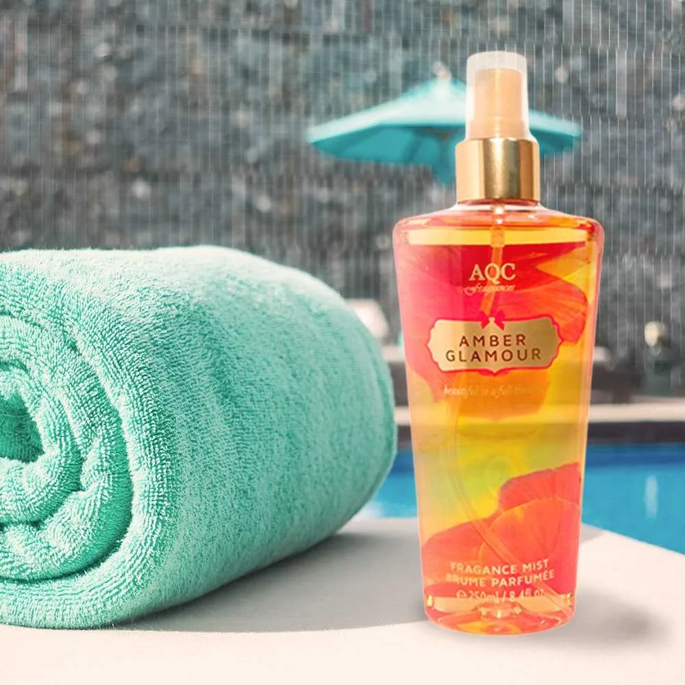 Body Mist 250ml Spray Amber Glamour - AQC fragrances Idc Institute AQC fragrances Body Mist 250ml Spray Amber Glamour