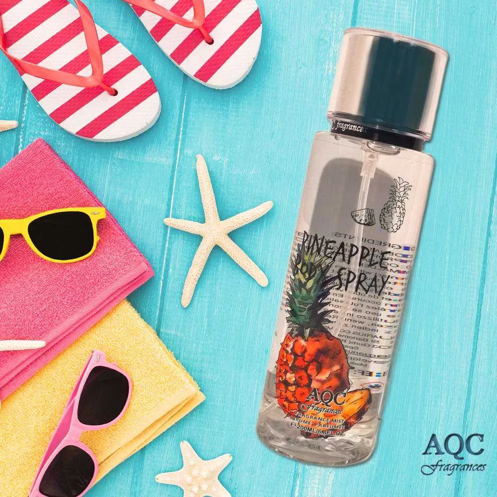Body Mist 200ml Spray Pineapple - AQC fragrances Idc Institute