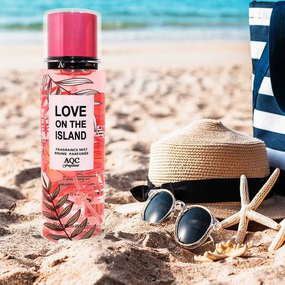 Body Mist 236ml Spray Love On the Island - AQC fragrances Idc Institute AQC fragrances Body Mist 236ml Spray Love On the Island