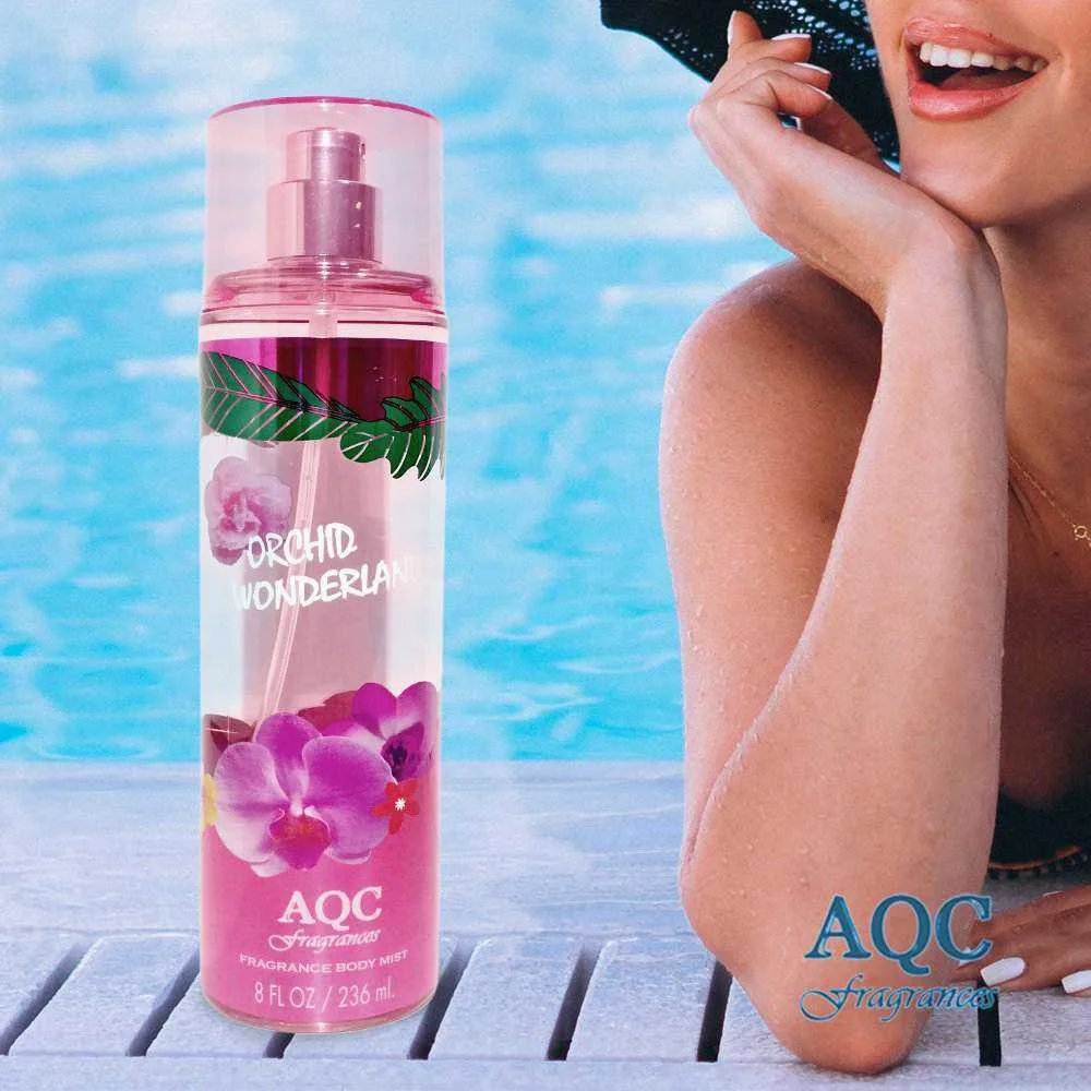 Body Mist 236ml Spray Orchid Wonderland - AQC fragrances Idc Institute AQC fragrances Body Mist Spray Orchid Wonderland 236ml