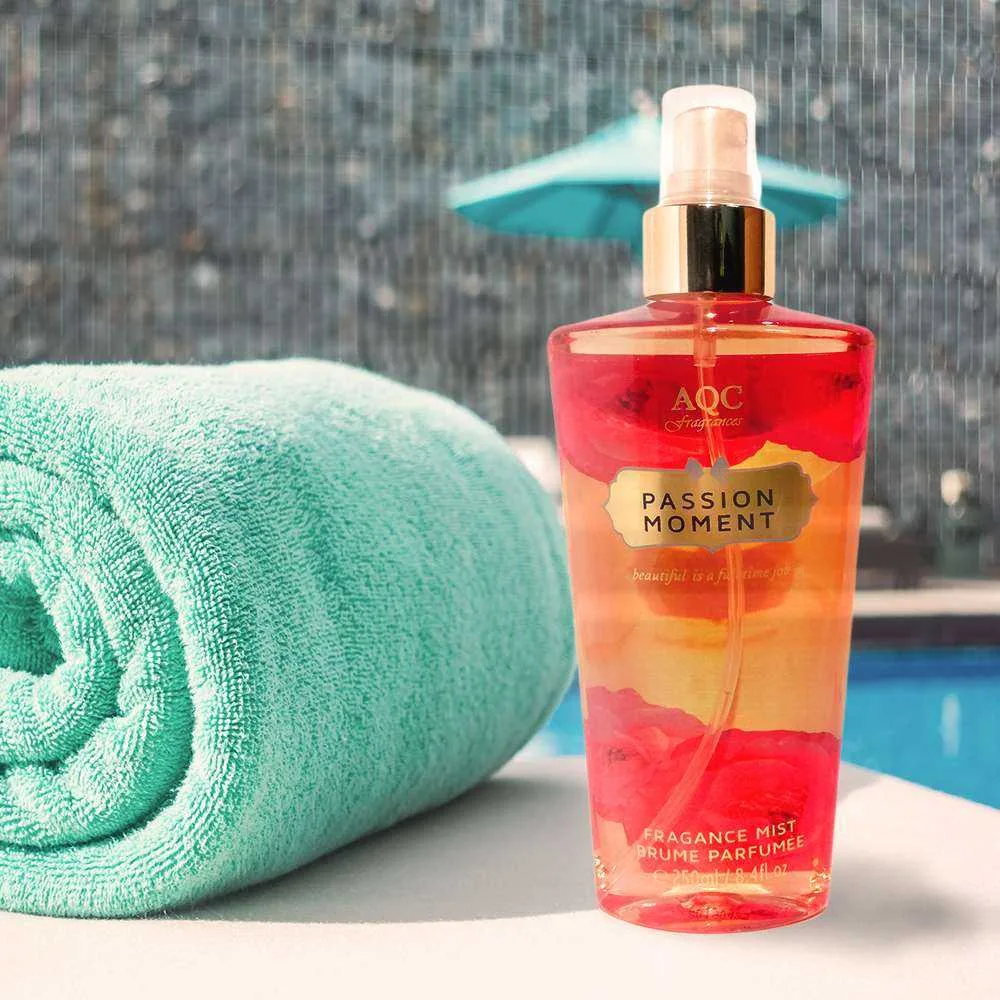 Body Mist 250ml Spray Passion Moment- AQC fragrances Idc Institute AQC fragrances Body Mist 250ml Spray Passion Moment