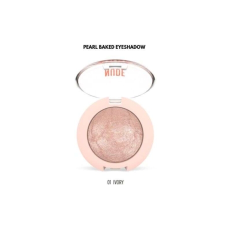 Golden Rose Nude Look Pearl Baked Eyeshadow 01 Ivory 2.5gr