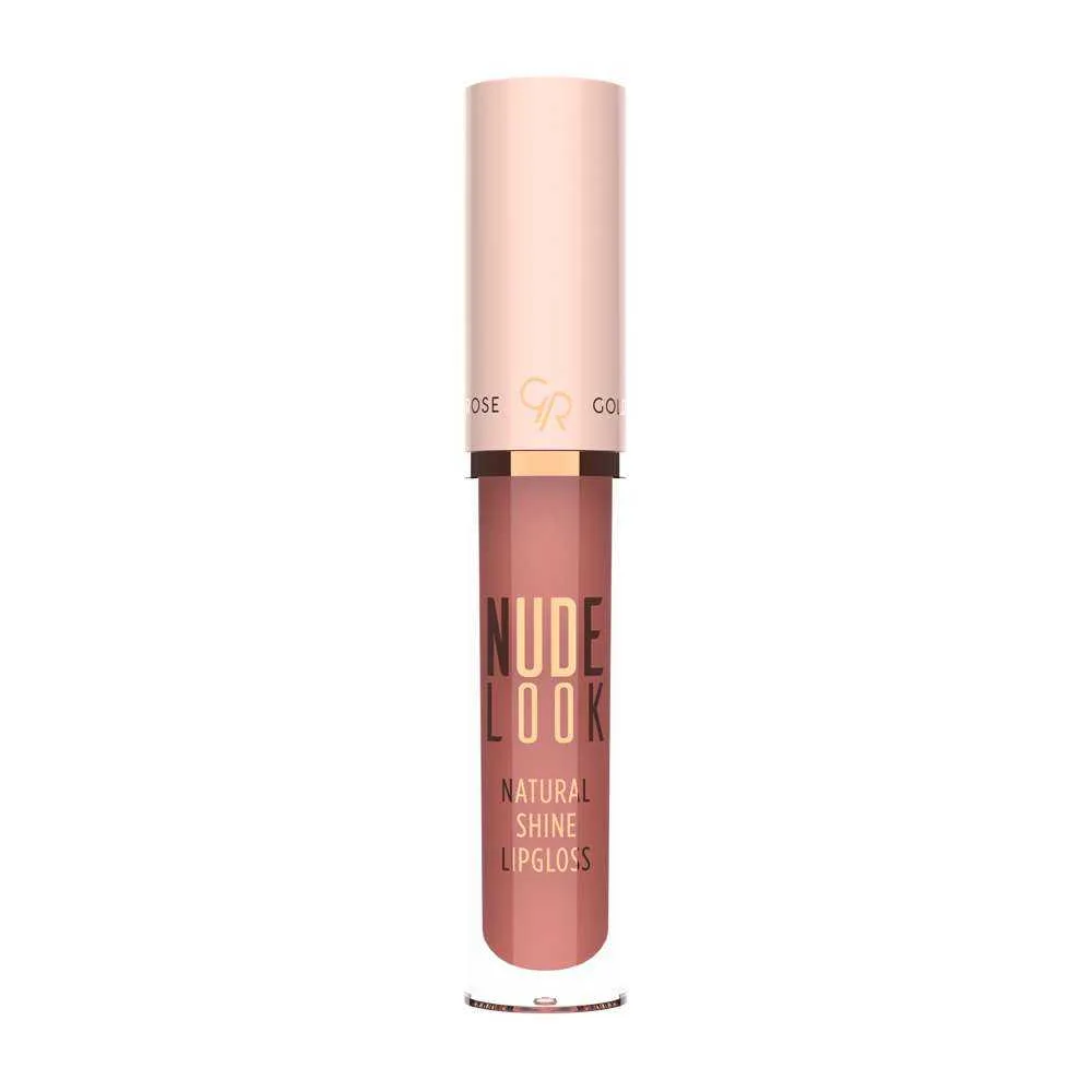 Golden Rose Nude Look Natural Shine lipgloss 04 Peachy Nude 4.5ml - Image 1