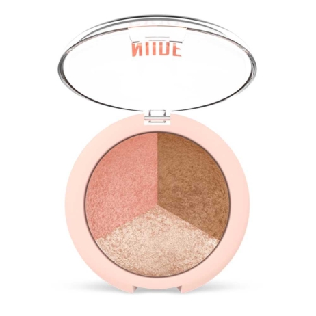Golden Rose Nude Look Baked Trio Face Powder 19.5gr