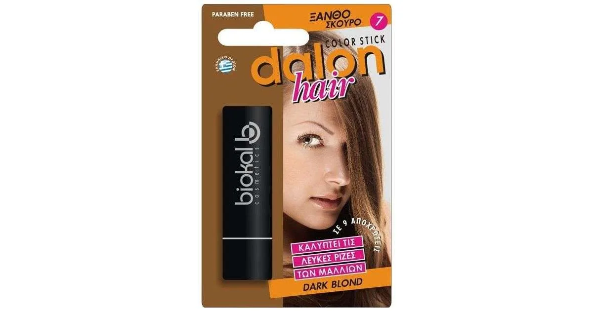 Dalon Hair Color Dark Blond Στικ Κάλυψης Ξανθό Σκούρο