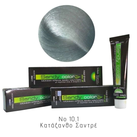 Miss Sandy Βαφή Μαλλιών με λάδι ελιάς και βιταμίνη C No 10,1 Κατάξανθο Σαντρέ 60ml