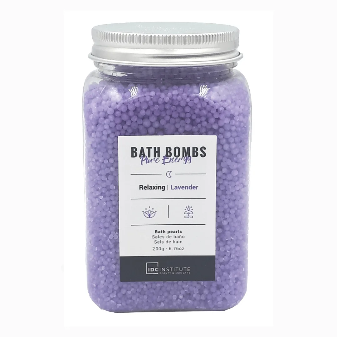 Idc Institute Bath Bath Salts Bottle Pure Energy Relaxing Lavender 200gr