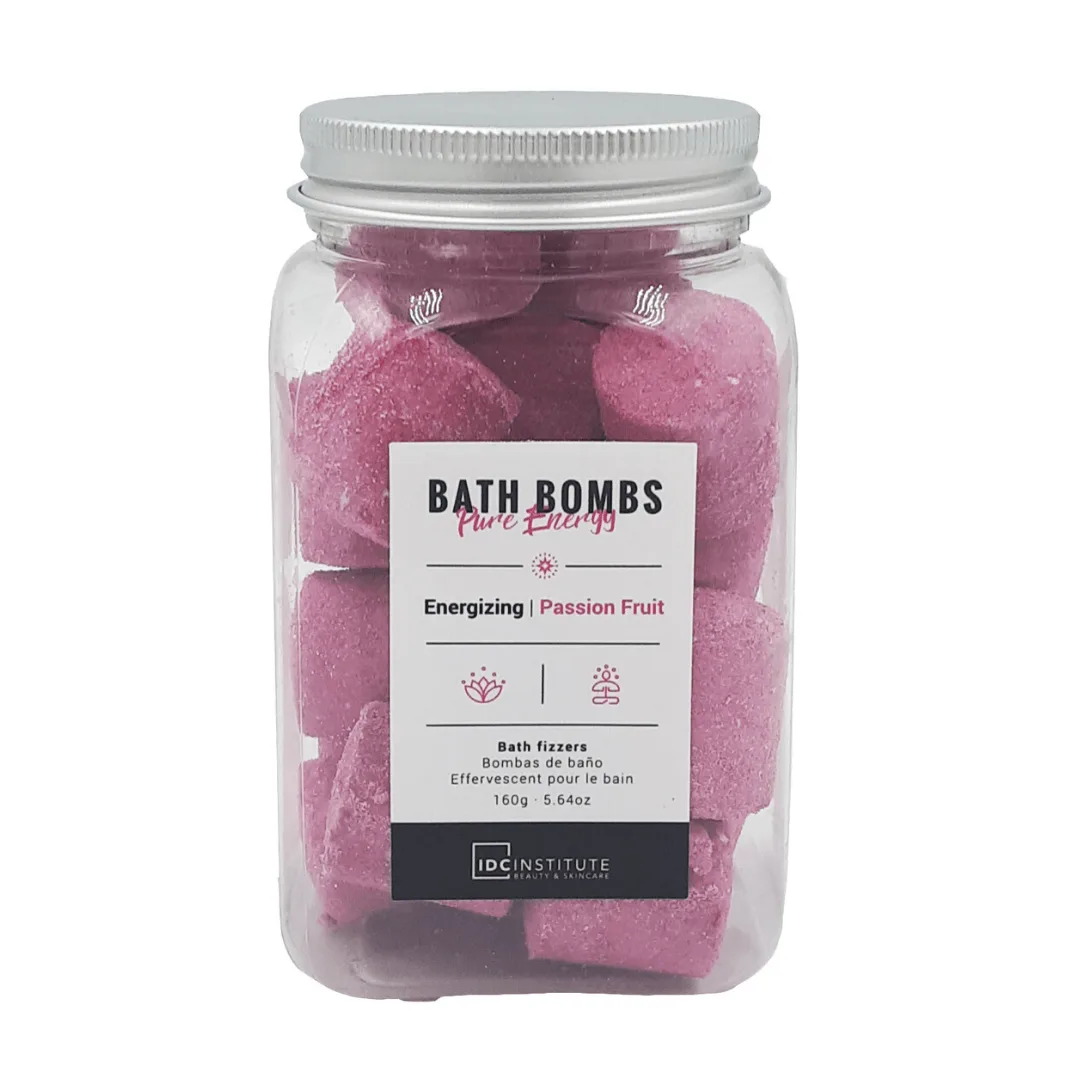 IDC Bath Bombs Bottle Pure Energy Passion Fruit 160g