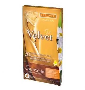 Karaver Velvet Chamomile 20 Ταινίες Αποτρίχωσης Σώματος