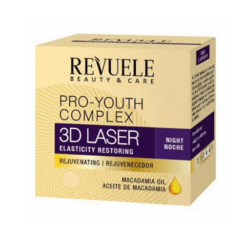 Κρέμα Προσώπου Νύχτας REVUELE 3D Laser Pro-Youth Complex