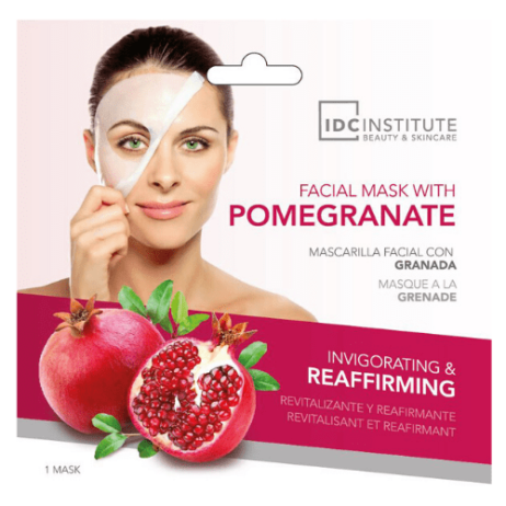 IDC Institute Συσφικτική μάσκα προσώπου σε πανί με Ρόδι 22gr