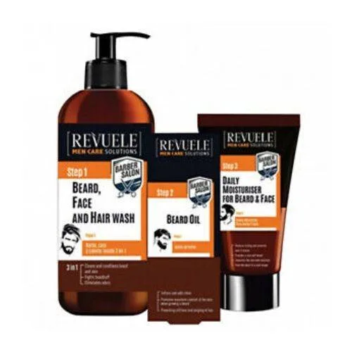 Revuele Men Care Σετ Περιποίησης Γενειάδας, Προσώπου και Μαλλιών Revuele Men Care Σετ Περιποίησης Γενειάδας, Προσώπου και Μαλλιών