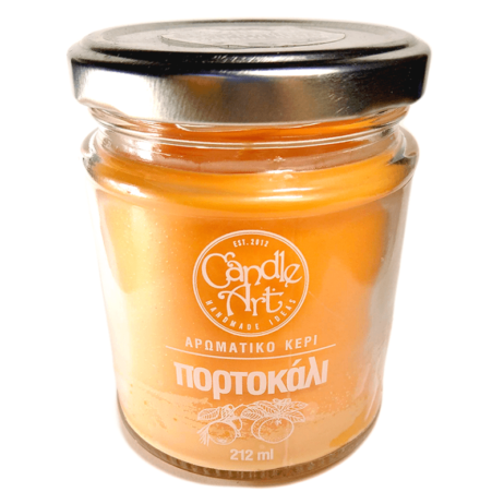 Candle n' Art Φυτικό Αρωματικό Κερί Πορτοκάλι 212ml
