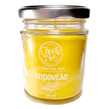 Candle n' Art Φυτικό Αρωματικό Κερί Σιτρονέλα 212ml