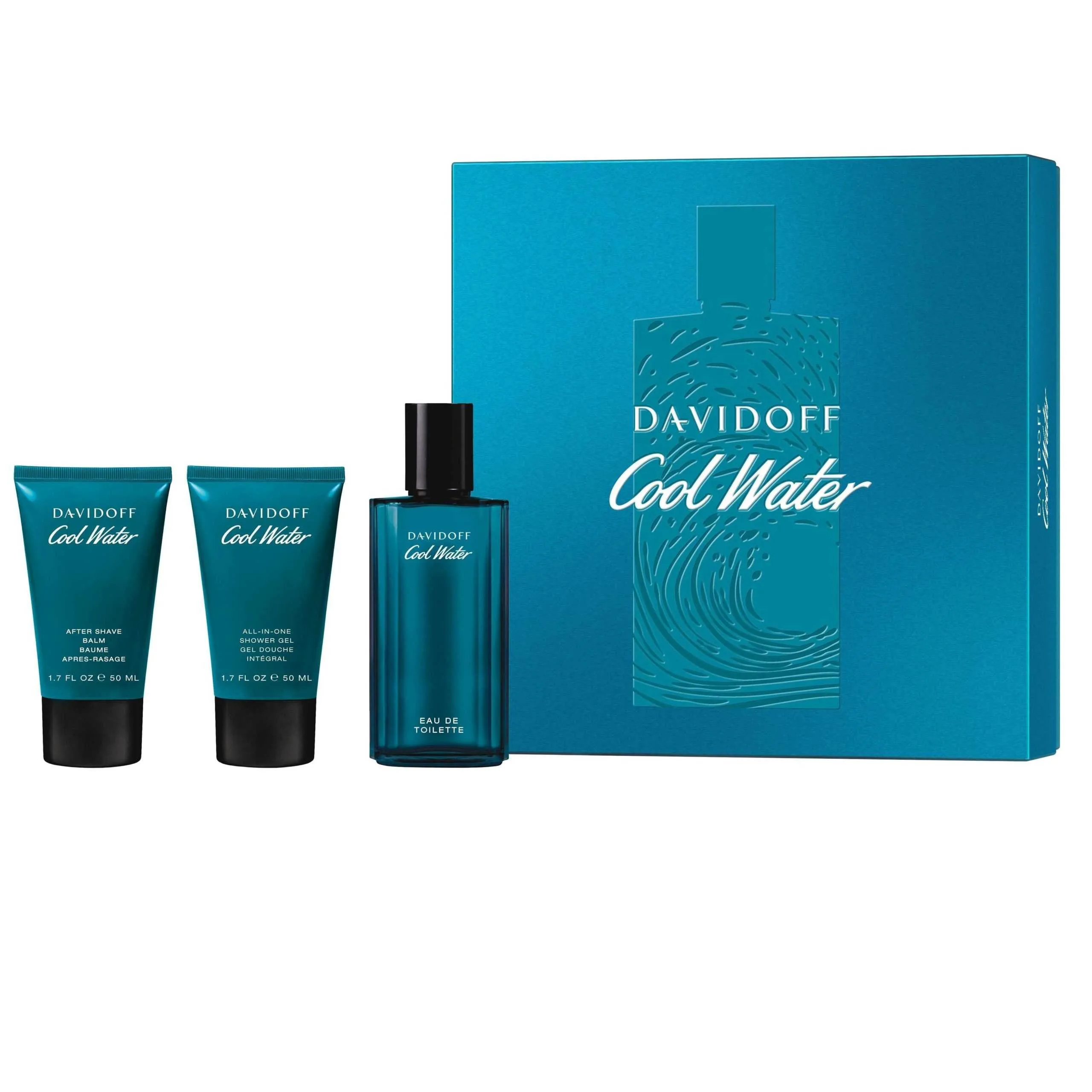 Davidoff Cool Water Men's Giftset Άρωμα EDT 75ml Αφρόλουτρο 50ml After Shave Balm 50ml