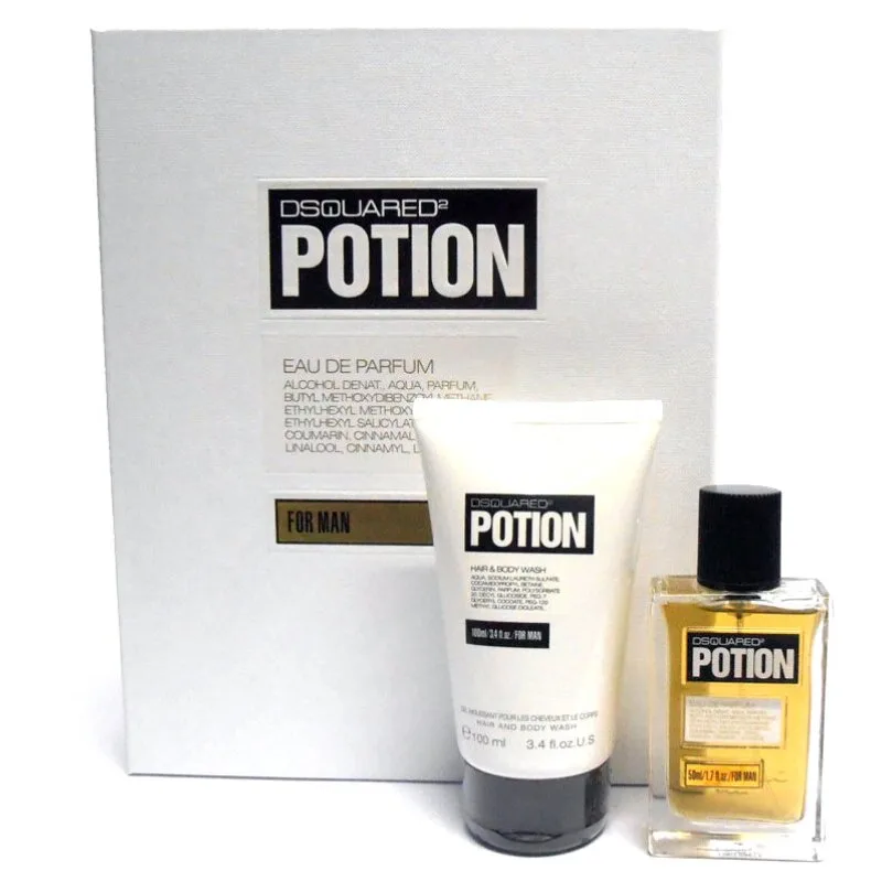 Dsquared Potion Men Giftset Άρωμα EDT 50ml Hair & Body Wash 100ml