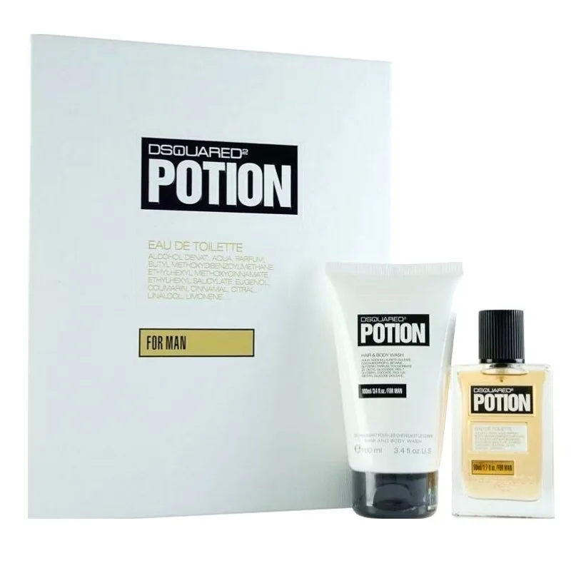 Dsquared Potion Men Giftset Άρωμα EDT 50ml Hair & Body Wash 100ml (3) Dsquared Potion Men Giftset Άρωμα EDT 50ml Hair & Body Wash 100ml
