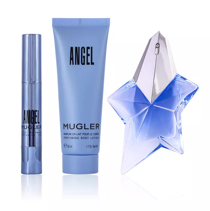 Mugler Angel Women's Giftset Άρωμα EDP 25ml Άρωμα EDP σε στυλό 3gr Body Lotion 50ml Mugler Angel Women's Giftset Άρωμα EDP 25ml Άρωμα EDP σε στυλό 3gr Body Lotion 50ml