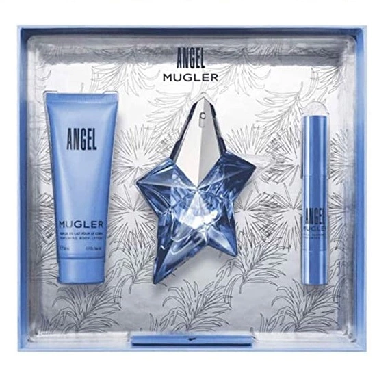 Mugler Angel Women's Giftset Άρωμα EDP 25ml Άρωμα EDP σε στυλό 3gr Body Lotion 50ml1 Mugler Angel Women's Giftset Άρωμα EDP 25ml Άρωμα EDP σε στυλό 3gr Body Lotion 50ml