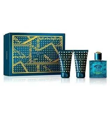 Versace Eros Men's Giftset Άρωμα EDT 50ml Αφρόλουτρο 50ml After Shave Balm 50ml