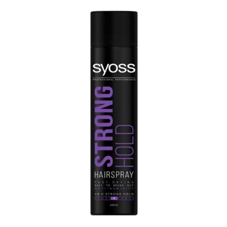 Syoss Spray Strong Hold Λακ 3άρα Μέτριο κράτημα 400ml
