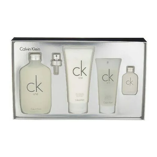 Calvin Klein Ck One Unisex Giftset Άρωμα EDT 200ml + Άρωμα EDT 15ml + Body Lotion 200ml+Shower Gel 100ml (1) Calvin Klein Ck One Unisex Giftset Άρωμα EDT 200ml + Άρωμα EDT 15ml + Body Lotion 200ml+Shower Gel 100ml