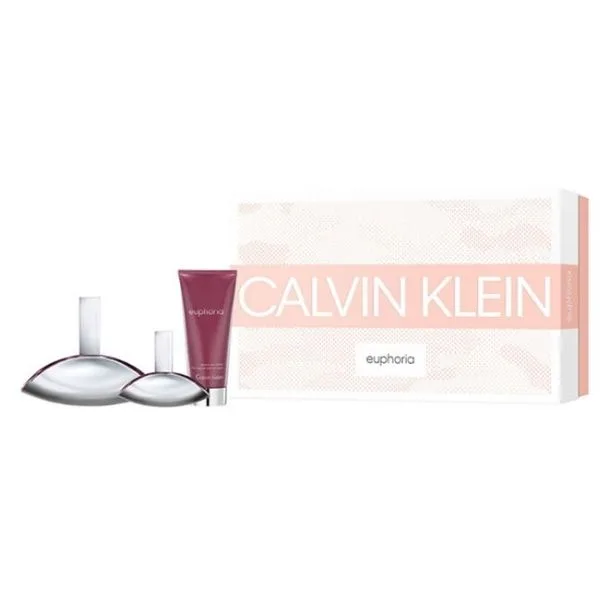 Calvin Klein Euphoria Women Gift Set - Άρωμα EDP 100ml + Άρωμα EDP 30ml +Γαλάκτωμα 100ml - Image 1