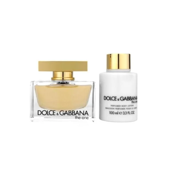 DOLCE & GABBANA Σετ Δώρου Γυναικείο The one Άρωμα 75ml Eau De Parfum Spray + 100ml Body Lotion (2) DOLCE & GABBANA Σετ Δώρου Γυναικείο The one Άρωμα 75ml Eau De Parfum Spray + 100ml Body Lotion