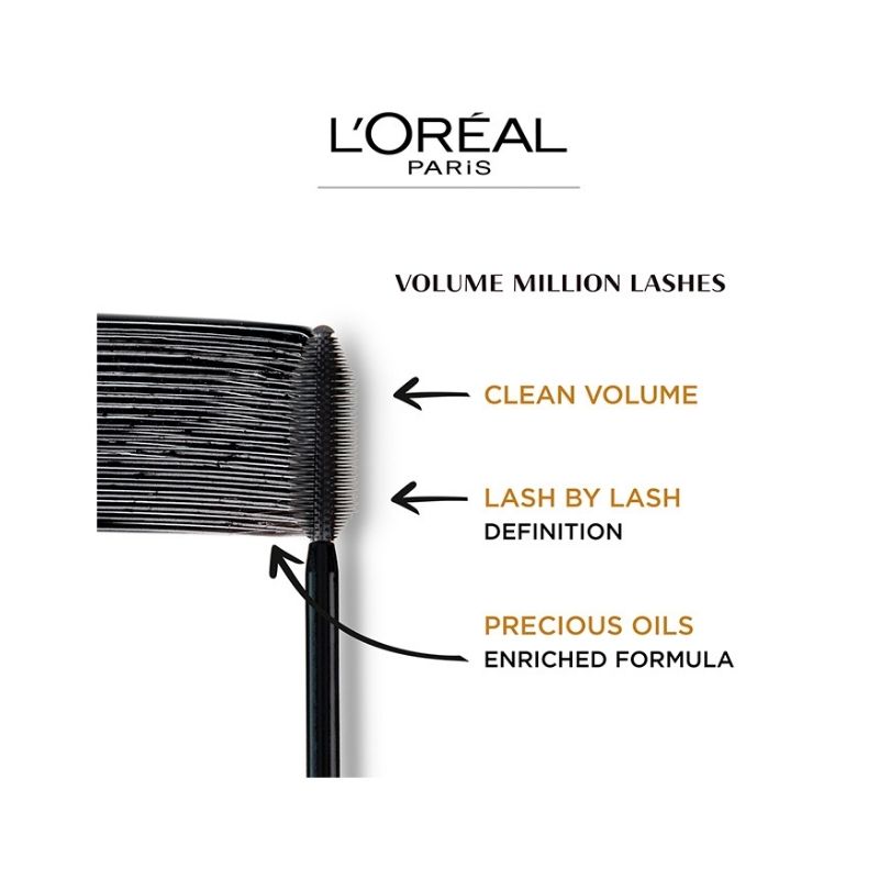 L'Oreal Volume Million Lashes Black Mascara 10.5ml