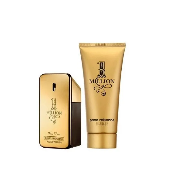 Paco Rabanne One Million Men's Giftset Άρωμα EDT 50ml + Shower Gel 100ml (2) Paco Rabanne One Million Men's Giftset Άρωμα EDT 50ml + Shower Gel 100ml