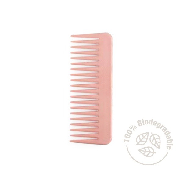 IDC Eco Rake Hair Comb Easy Detangling Χτένα Μαλλιών Εύκαμπτη 100% ανακυκλώσιμη 30gr Rouge