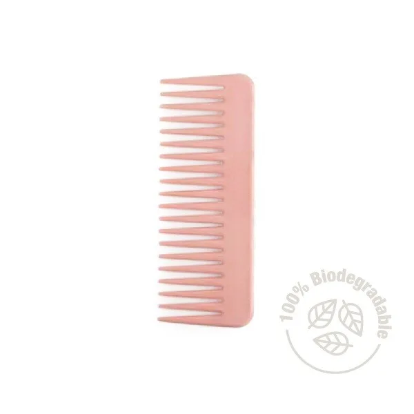 IDC Eco Rake Hair Comb Easy Detangling Χτένα Μαλλιών Εύκαμπτη 100% ανακυκλώσιμη 30gr Rouge