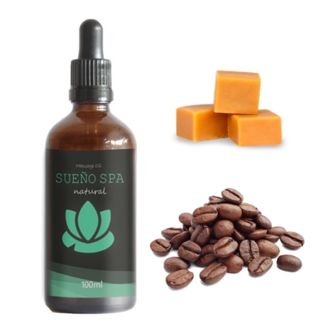 Sueño Spa Moisturizing Massage Body Oil Λάδι Σώματος Καφές & Καραμέλα Απολαυστικό & κατά της Κυτταρίτιδας 100ml