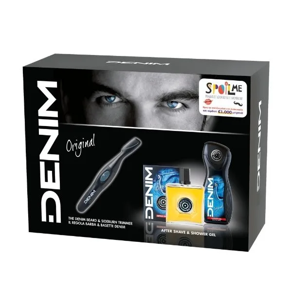 Denim Original Men's Giftset Shower Gel 250ml After Shave 100ml & Sideburn Trimmer