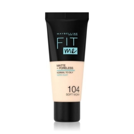 Maybelline Fit Me Make up Matte and Poreless Foundation 30ml No 104 Soft Ivory