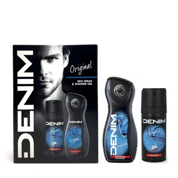 Denim Original Men's Giftset Shower Gel 250ml & Deodorant Spray 150ml