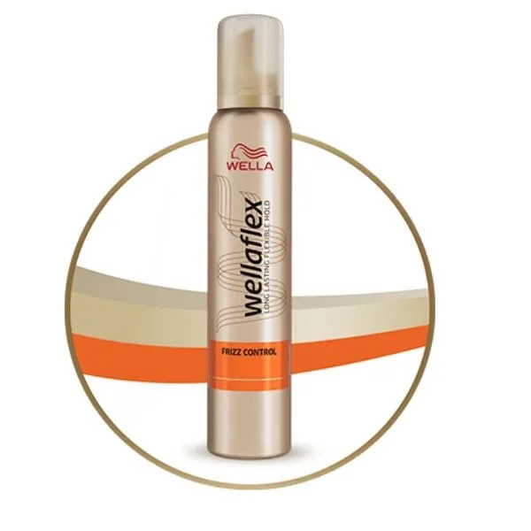 Wellaflex Frizz Control Αφρός χτενίσματος Δυνατό κράτημα 4 κατά του φριζαρίσματος 200ml Wellaflex Frizz Control Αφρός χτενίσματος Δυνατό κράτημα 4 κατά του φριζαρίσματος 200ml