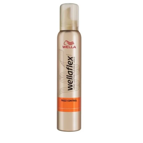 Wellaflex Frizz Control Αφρός χτενίσματος Δυνατό κράτημα 4 κατά του φριζαρίσματος 200ml