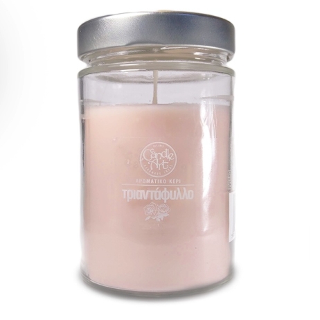Candle n' Art Φυτικό Αρωματικό Κερί Τριαντάφυλλο 370ml