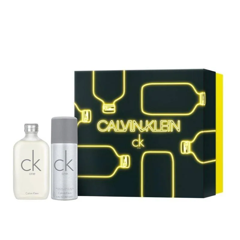 Calvin Klein Ck One Unisex Giftset Άρωμα EDT 100ml & Deodorant Natural Spray 150ml