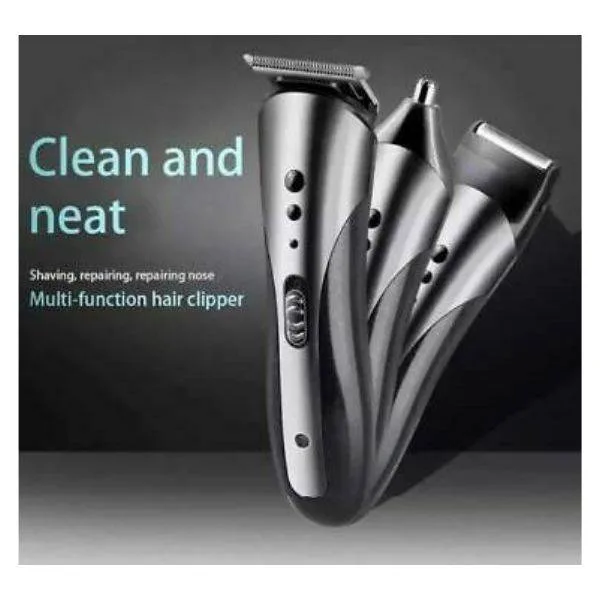 Kemei Επαναφορτιζόμενη Μηχανή 3 σε 1 Κουρέματος, Ξυρίσματος & Trimmer KM 1407 Black (2) Μια πολυχρηστική συσκευή προσωπικής φροντίδας. Ιδανική για κούρεμα, ξύρισμα και αποτρίχωση αυτιών - μύτης . Μια ολική φροντίδα για κάθε άντρα που θέλει να φαίνεται περιποιημένος !