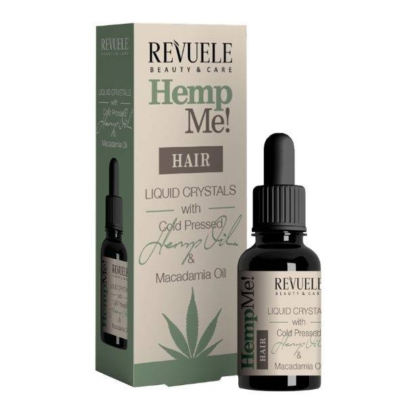 Revuele hemp me! Liquid Crystals - Ορός μαλλιών για θρέψη με έλαιο Κάνναβης & Macadamia 30ml
