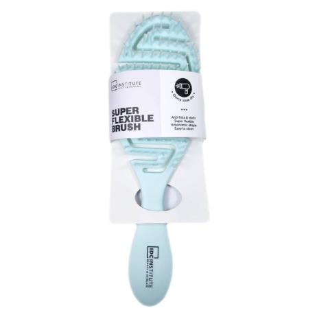 IDC Flexible Hair Brush Easy Detangling Βούρτσα Μαλλιών Εύκαμπτη 110gr Cyan
