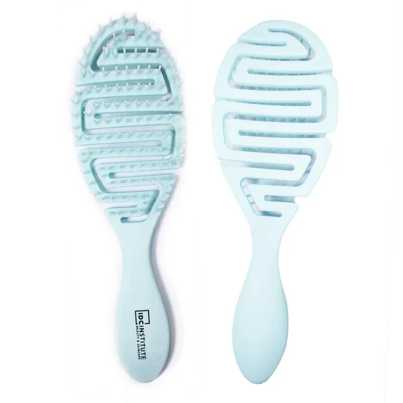IDC Flexible Hair Brush Easy Detangling Βούρτσα Μαλλιών Εύκαμπτη 110gr Cyan